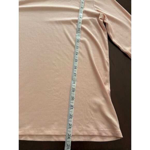 Wilfred NWT Only Hip Coral Blush Pink Fitted Ribbed Turtleneck Size XL - Picture 12 of 14